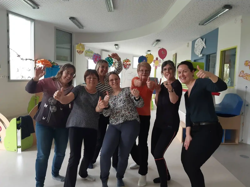 RAMPE du Grand Lucé.  Les Assistantes maternelles prennent du temps pour elles
